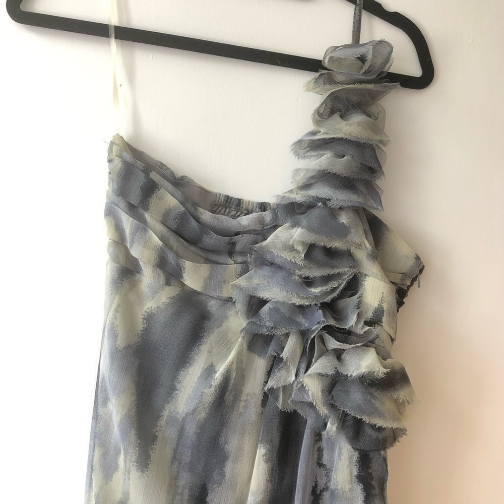 One shoulder maxi dress